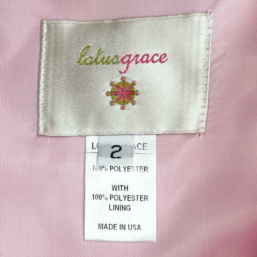 Saks Fifth Avenue | Lotus Grace Pink Sleeveless Sheath Mini Dress - Picture 6 of 9